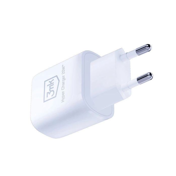 Network charger 3MK HyperCharger, 20W, 1xUSB-C, 1xUSB-A, PD, QC