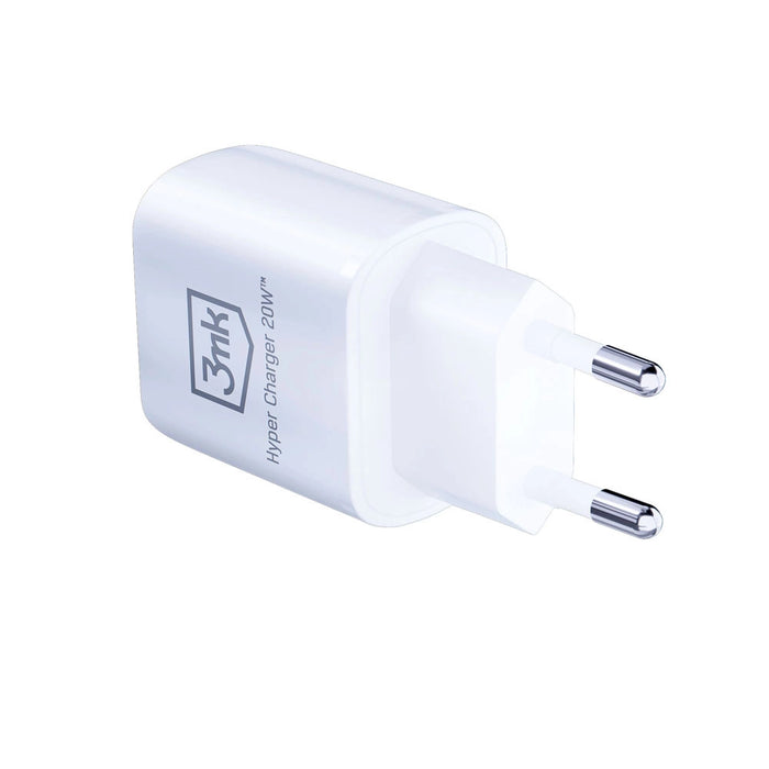 Network charger 3MK HyperCharger, 20W, 1xUSB-C, 1xUSB-A, PD, QC
