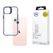 3mk Satin Armor Case + Blue за Apple iPhone 14 - прозрачен