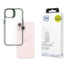 3mk Satin Armor Case + Green за Apple iPhone 15 - прозрачен