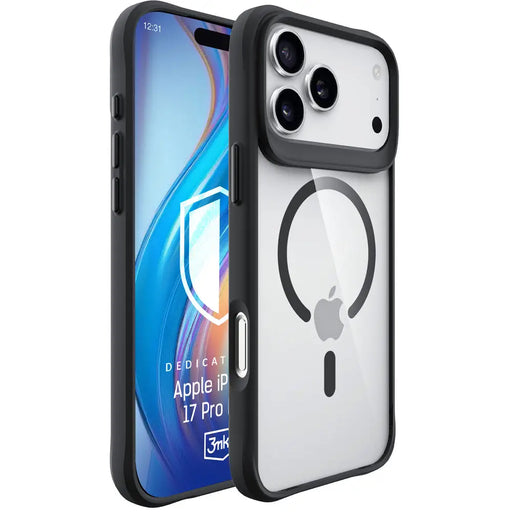 3mk Satin Armor MagCase за iPhone 17 Pro Max - прозрачно