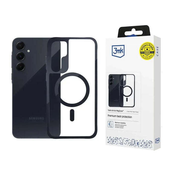 3mk Satin Armor MagCase за Samsung Galaxy A55 5G - Прозрачен