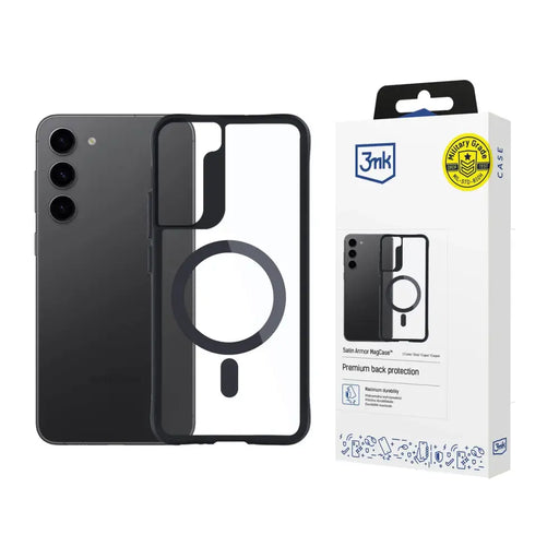 3mk Satin Armor MagCase за Samsung Galaxy S23 5G - Прозрачен