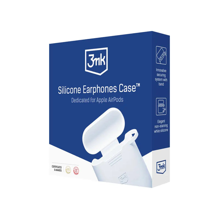 3mk силиконов калъф за AirPods за AirPods Pro 3 - бял
