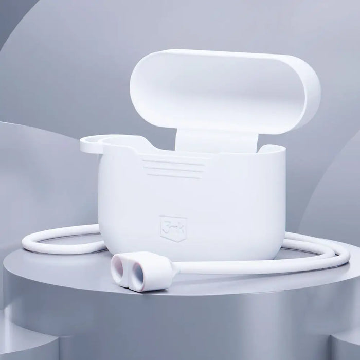 3mk силиконов калъф за AirPods за AirPods Pro 3 - бял