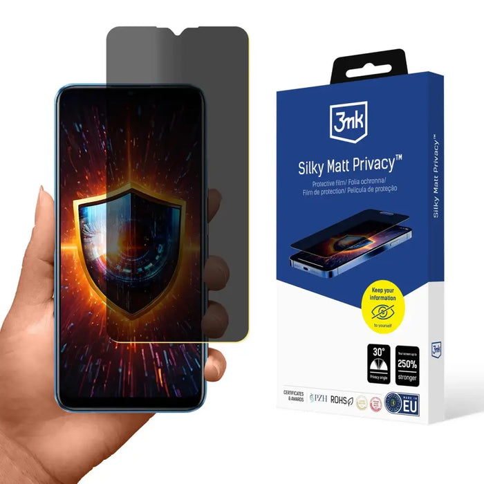 3mk Silky Matt Privacy Privacy Screen Protector за Realme