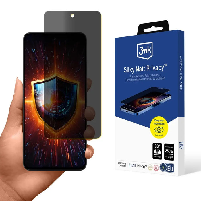 3mk Silky Matt Privacy™ Privacy Screen Protector за Realme