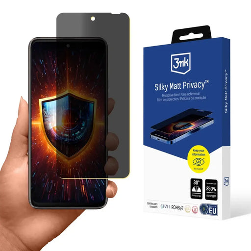 3mk Silky Matt Privacy Защитен екран за HTC U23 Pro