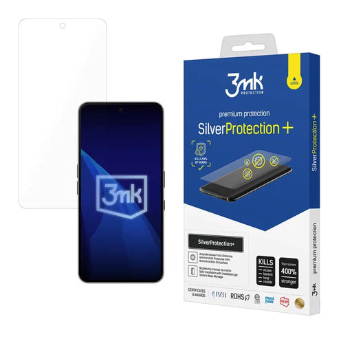3mk SilverProtection + защитно фолио за Nothing Phone (3a)