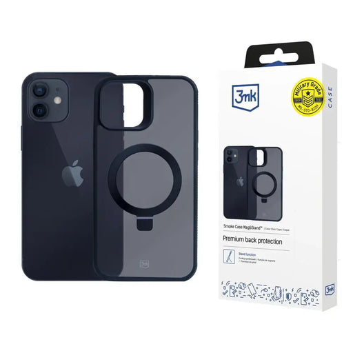 3mk Smoke Case Mag&Stand за Apple iPhone 12/12 pro - черен