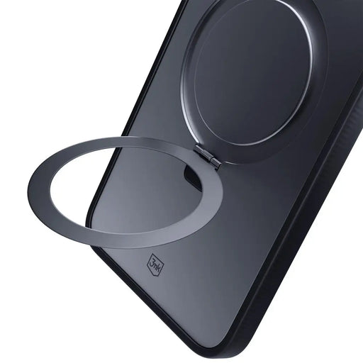 3mk Smoke Case Mag&Stand за iPhone 17 - черен