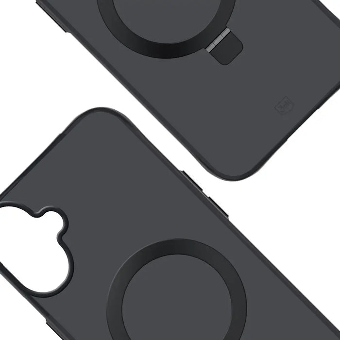 3mk Smoke Case Mag&Stand за iPhone 17 - черен