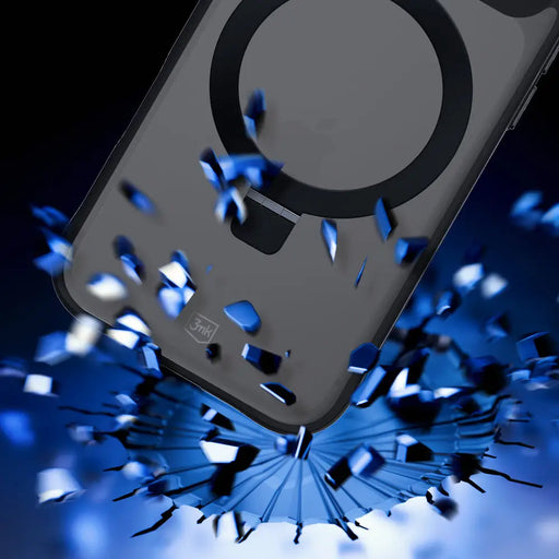 3mk Smoke Case Mag&Stand за iPhone 17 Pro - черен