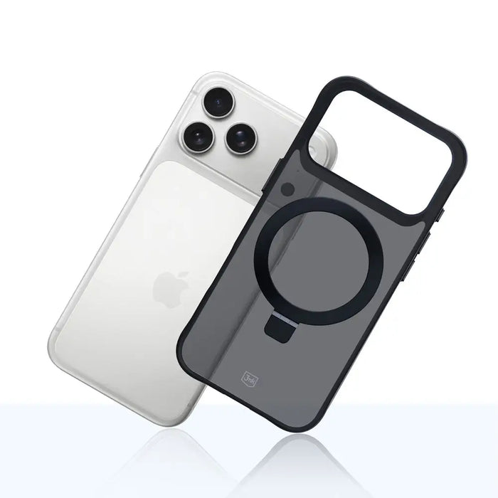 3mk Smoke Case Mag&Stand за iPhone 17 Pro Max - черен