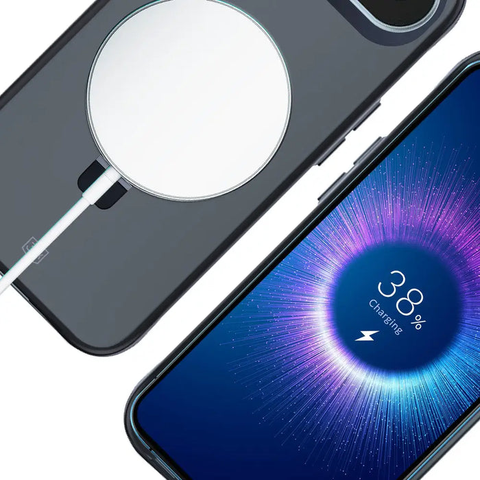 3mk Smoke Case Mag&Stand за iPhone Air - черен