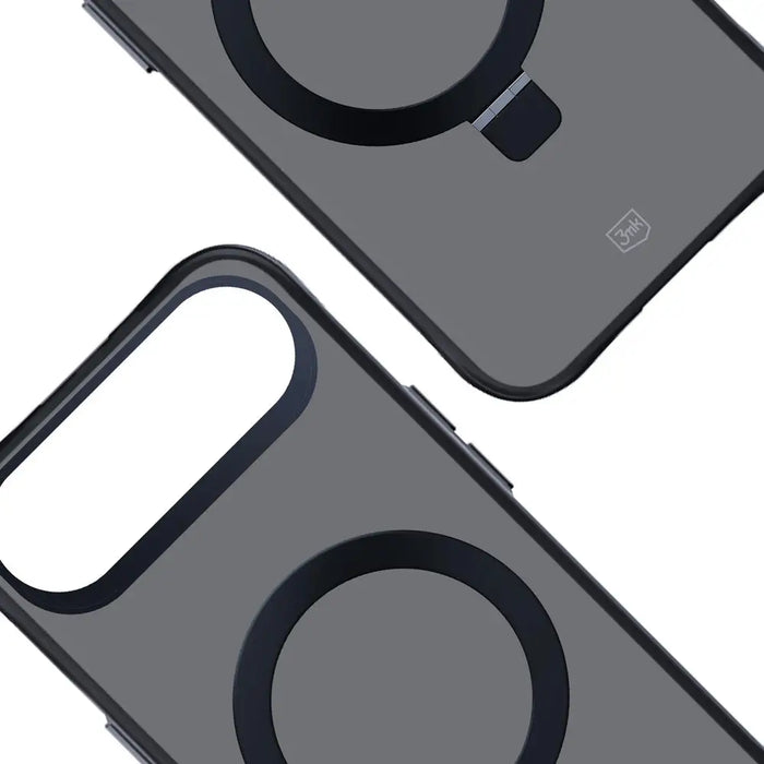 3mk Smoke Case Mag&Stand за iPhone Air - черен