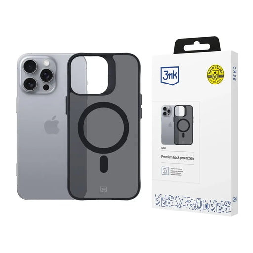 3mk Smoke MagCase с MagSafe за iPhone 16 Pro Max
