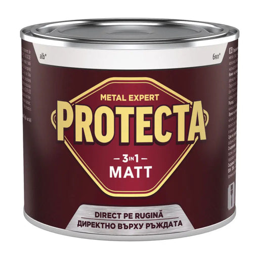 3В1 МАТ БЯЛ 500 ML PROTECTA