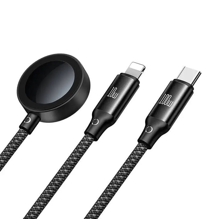 3в1 кабел Mcdodo CA-4940 USB-C към USB-C Lightning Apple