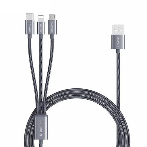 3в1 кабел Romoss CB25A USB към USB - C / Lightning