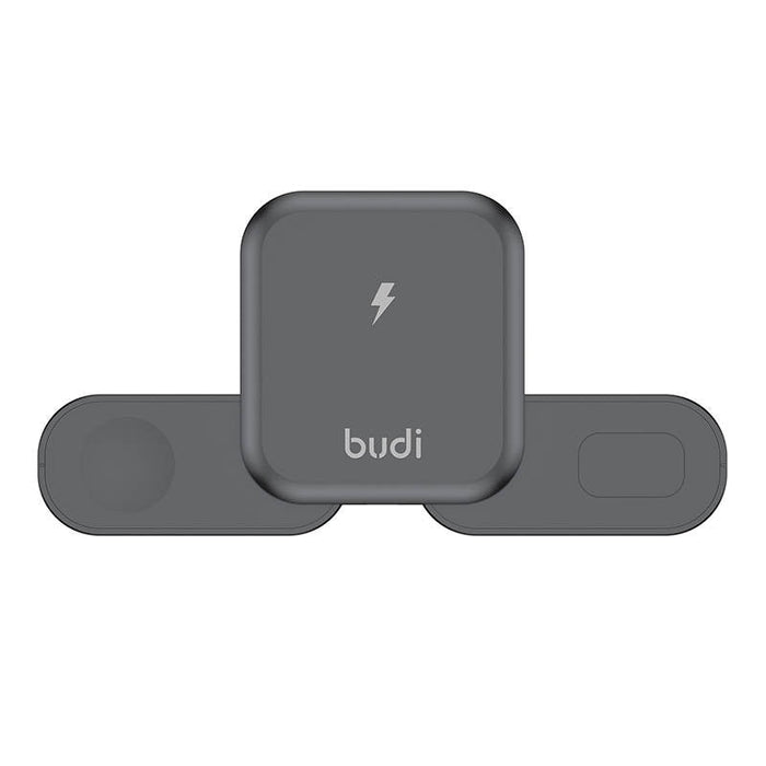 3в1 станция за бежично зареждане Budi 15W