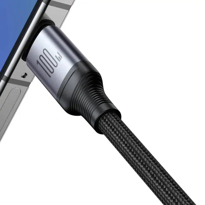3в1 USB кабел Joyroom SA21-1T3 Speedy 100W 1.2m черен