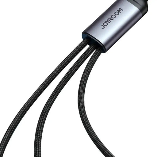 3в1 USB кабел Joyroom SA21-1T3 Speedy 100W 1.2m черен