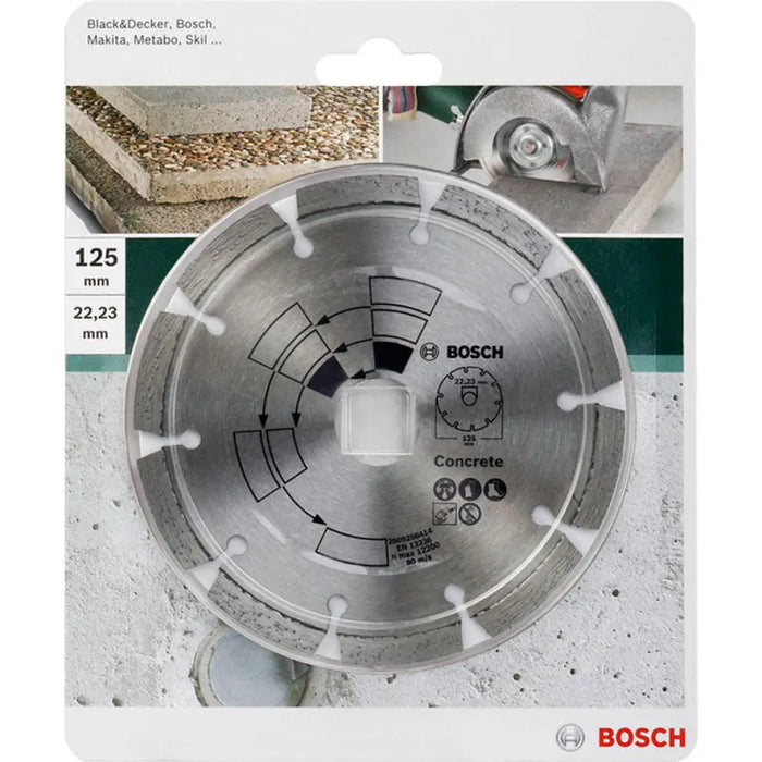ДИАМАНТЕН ДИСК ЗА РЯЗАНЕ НА НЕМЕТАЛ BOSCH 125x22.23