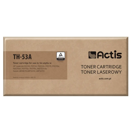 Тонер Actis TH-53A (заместител за HP 53A Q7553A Canon