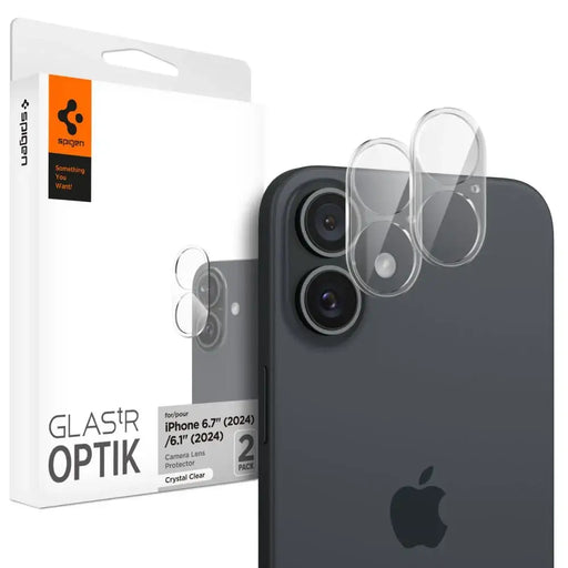 Закалено стъкло Spigen Optik Glas.tR за камера iPhone 16