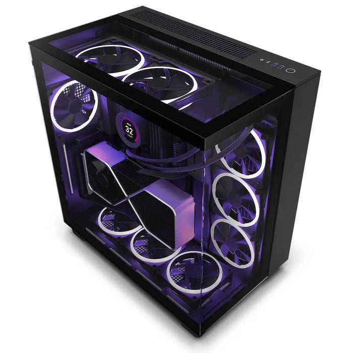 Кутия NZXT H9 Elite Matte Black
