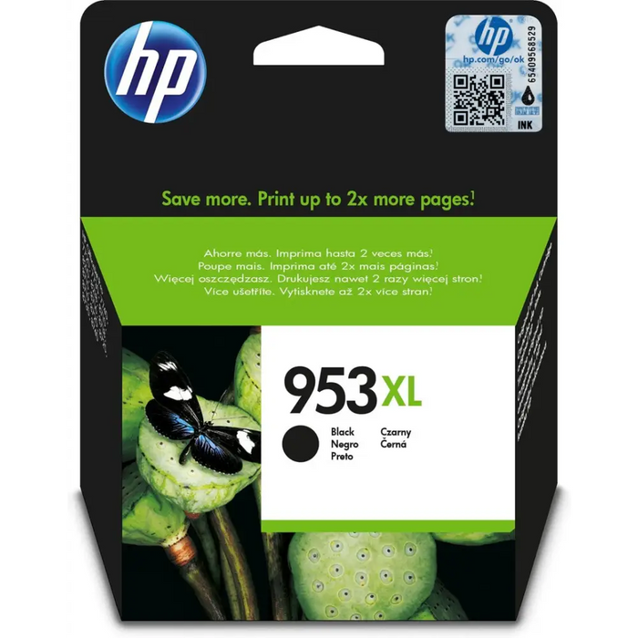 Оригинална черна касета с мастило HP 953XL с голям капацитет