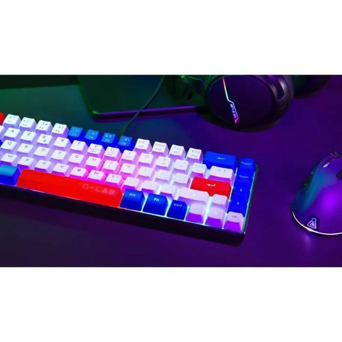 Блутут клавиатура The G-Lab KEYZ-HYDRO-BWR/FR Azerty френски