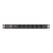 Lanberg разпределителен блок (pdu) 19’’ 1U 16a 2m 6x шуко