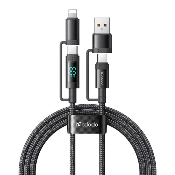4в1 кабел McDodo USB-C/A - USB-C/Lightning CA-1990 1.2m