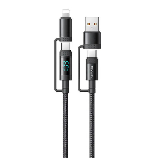 4в1 кабел McDodo USB-C/A - USB-C/Lightning CA-1990 1.2m