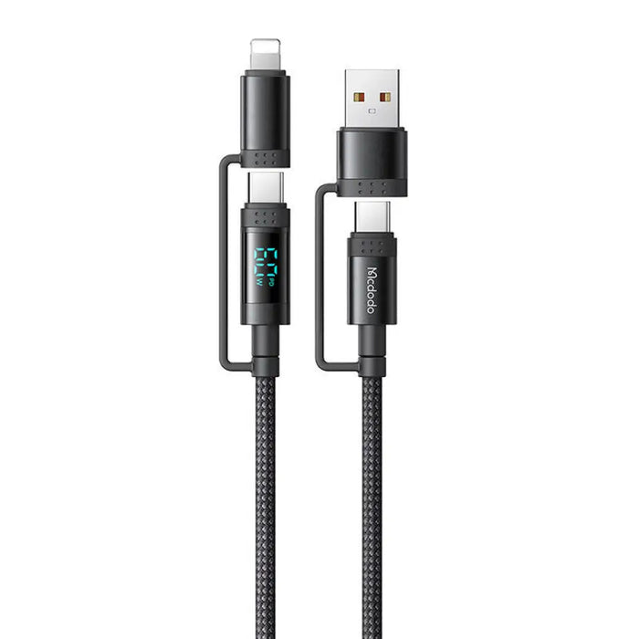 4в1 кабел McDodo USB-C/A - USB-C/Lightning CA-1990 1.2m