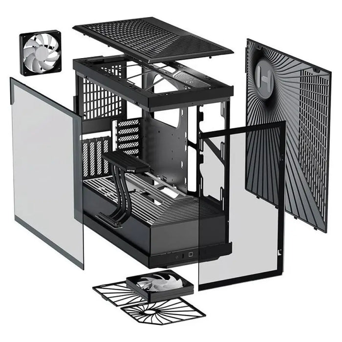 Кутия HYTE Y40 Tempered Glass Mid-Tower Черна Стъклени
