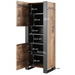 Етажерка WOOD 65x40x170,5 дъб вотан + антрацит