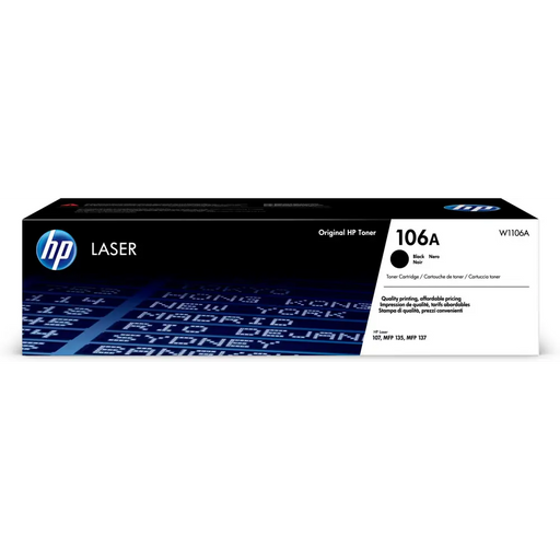 Оригинална черна лазерна тонер касета HP 106A