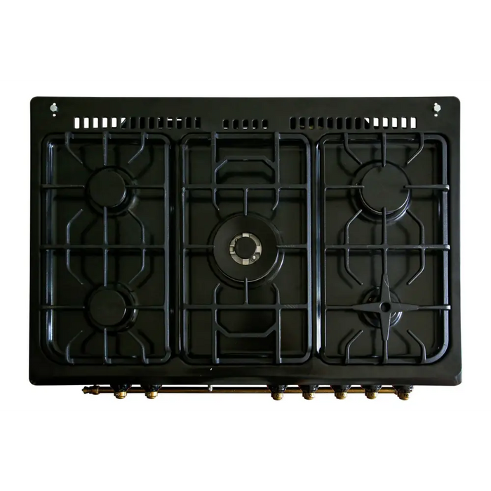 Готварска печка Ravanson KWGE-K90-6 TOP CHEF Свободностояща