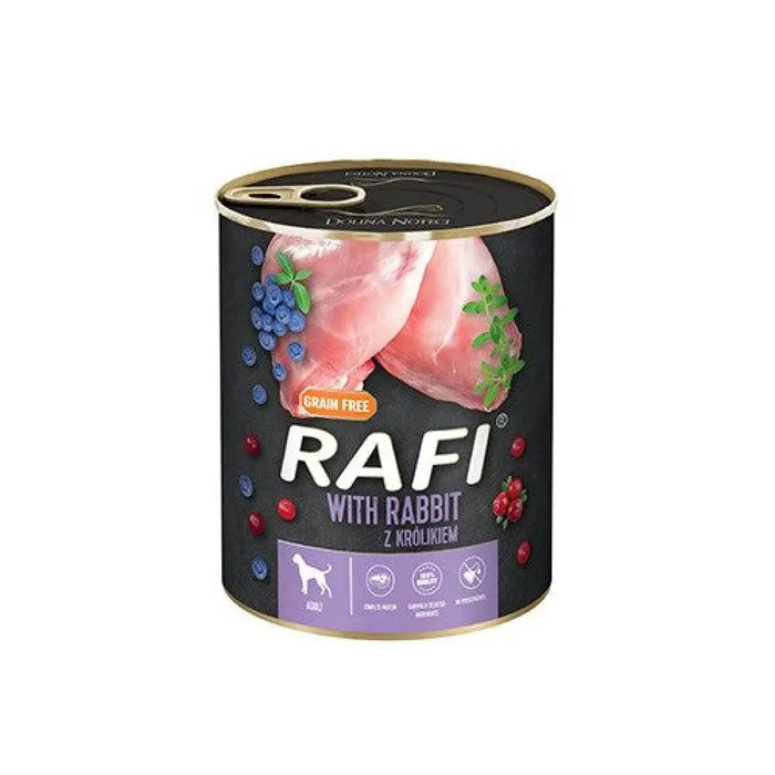 Dolina Noteci Rafi Dog мокра храна със заек боровинки