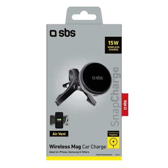 Стойка за смартфон с безжично зарядно SBS TESUPMAGWIR15W