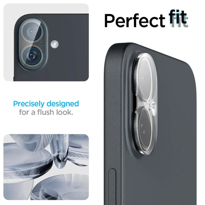 Закалено стъкло Spigen Optik Glas.tR за камера iPhone 16