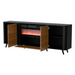 Скрин Cama Volare 200 x 39 x 75 см черно/орех + камина