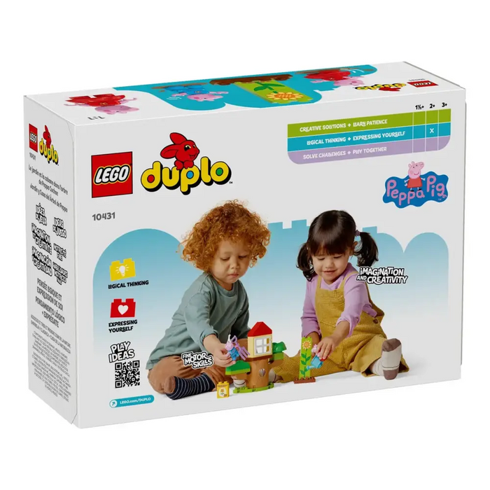 Блокове LEGO DUPLO 10431 Градина с прасе Пепа и къща