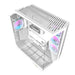 Кутия за компютър Darkflash DY470 (бяла) + 4 вентилатора