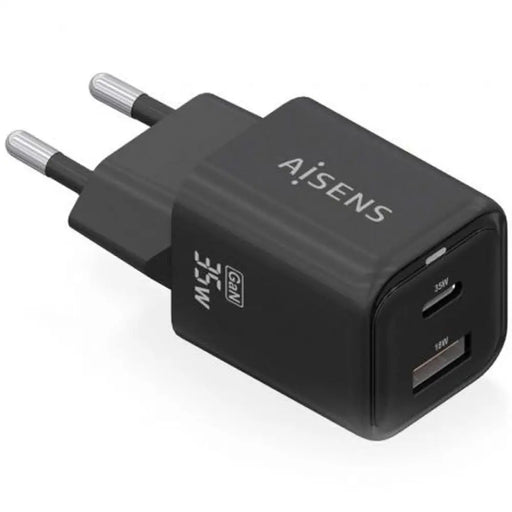 Зарядно за стена Aisens ASCH-35W2P025-BK Черен Многоцветен