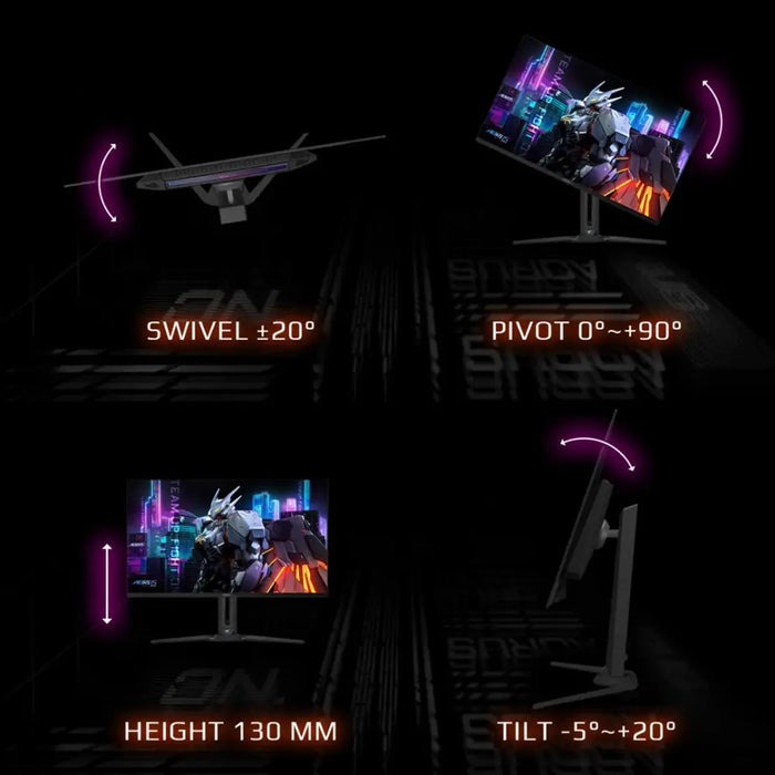 Гейминг монитор GIGABYTE AORUS FO32U - 31.5’’ QD-OLED 4K