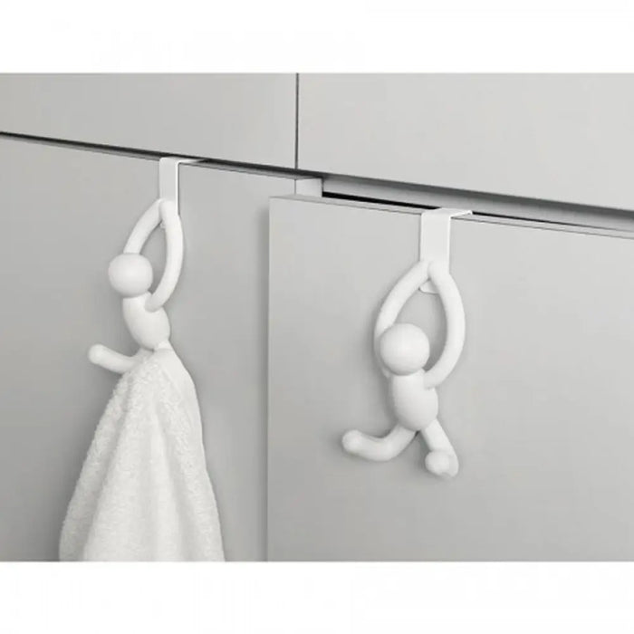 ЗАКАЧАЛКИ ЗА ВРАТА BUDDY 2 БР БЯЛО UMBRA